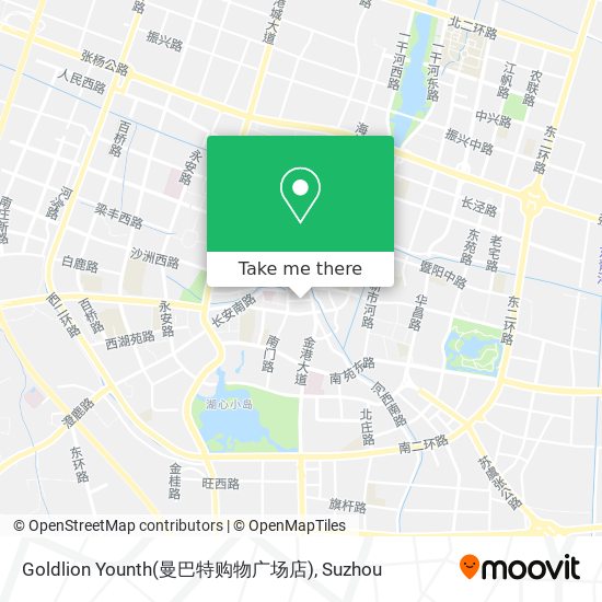 Goldlion Younth(曼巴特购物广场店) map