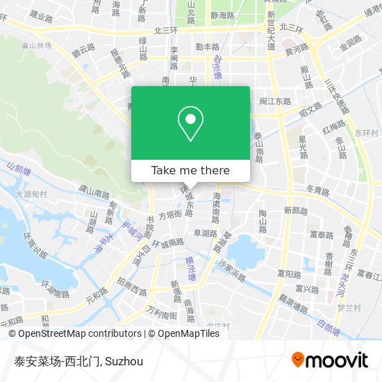 泰安菜场-西北门 map