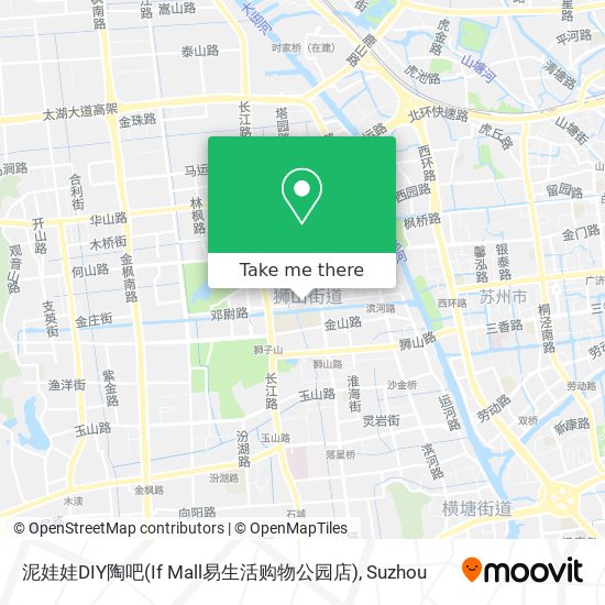 泥娃娃DIY陶吧(If Mall易生活购物公园店) map