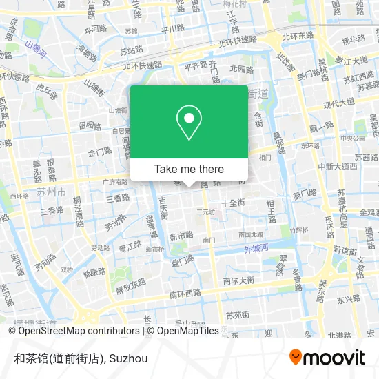 和茶馆(道前街店) map