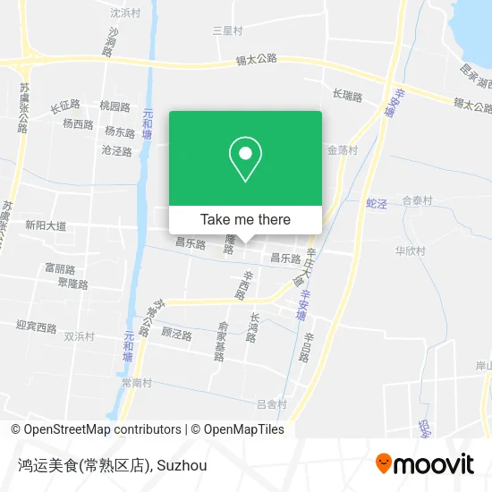 鸿运美食(常熟区店) map