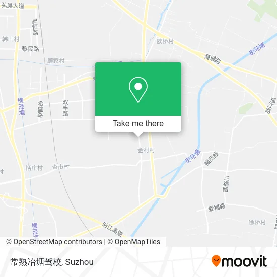 常熟冶塘驾校 map