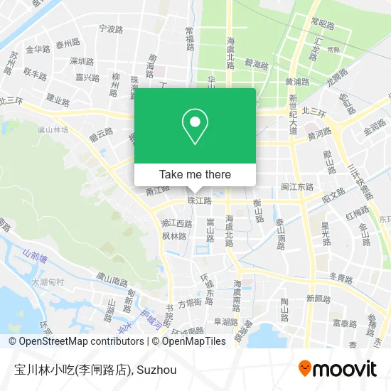 宝川林小吃(李闸路店) map