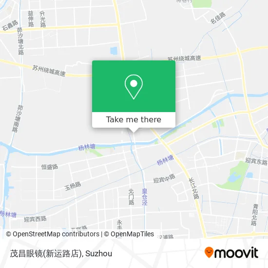 茂昌眼镜(新运路店) map