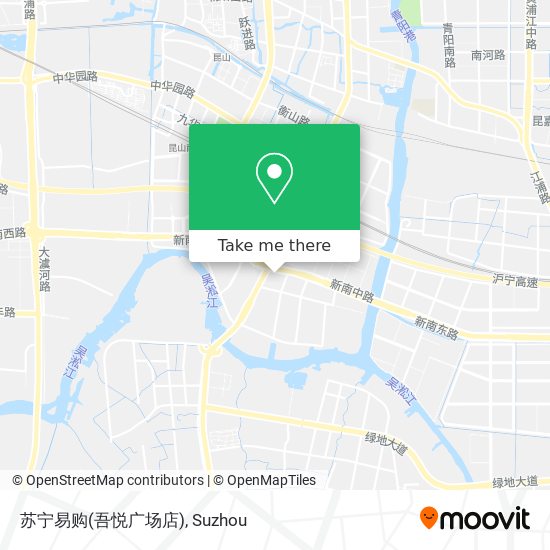 苏宁易购(吾悦广场店) map