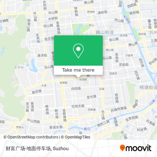 财富广场-地面停车场 map