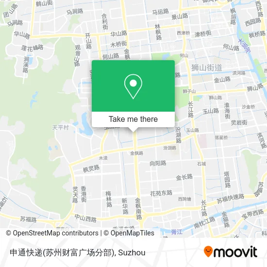 申通快递(苏州财富广场分部) map