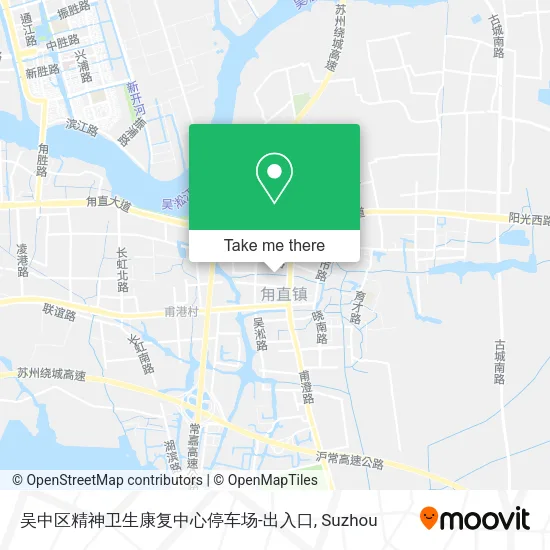 吴中区精神卫生康复中心停车场-出入口 map