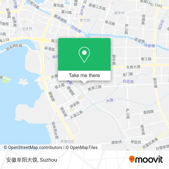 安徽阜阳大馍 map