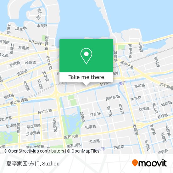 夏亭家园-东门 map
