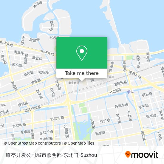 唯亭开发公司城市照明部-东北门 map
