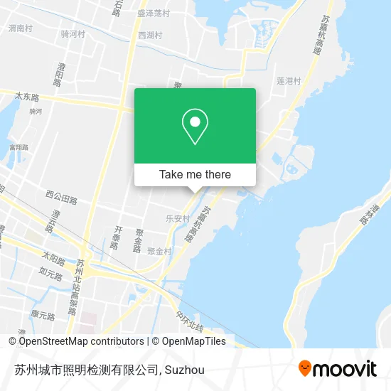 苏州城市照明检测有限公司 map