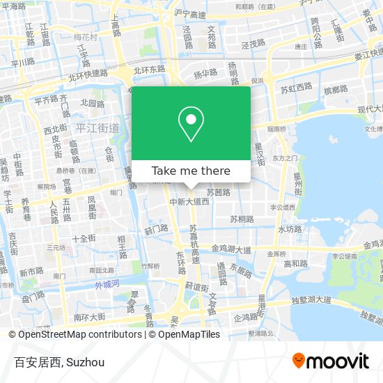 百安居西 map