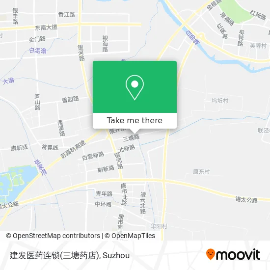 建发医药连锁(三塘药店) map