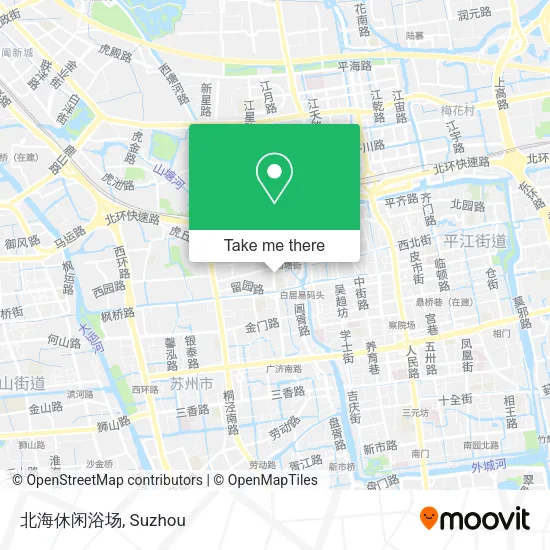 北海休闲浴场 map