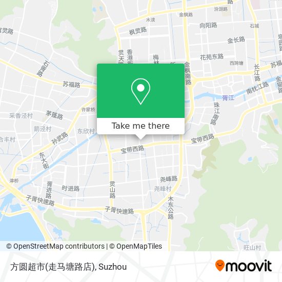 方圆超市(走马塘路店) map