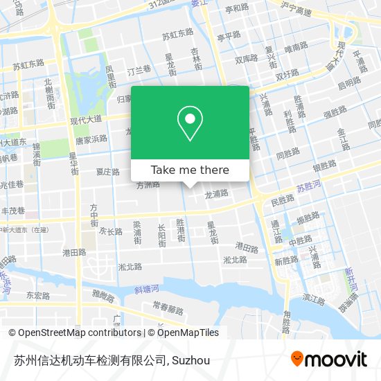 苏州信达机动车检测有限公司 map