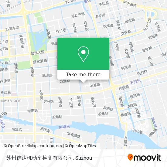 苏州信达机动车检测有限公司 map