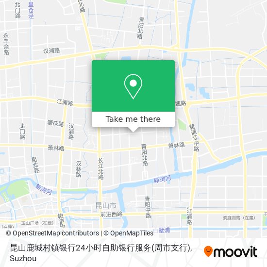 昆山鹿城村镇银行24小时自助银行服务(周市支行) map
