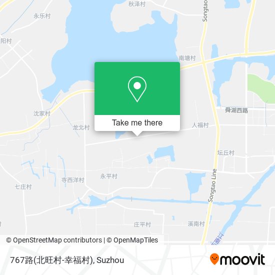 767路(北旺村-幸福村) map