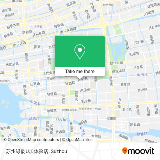 苏州绿韵U加体验店 map