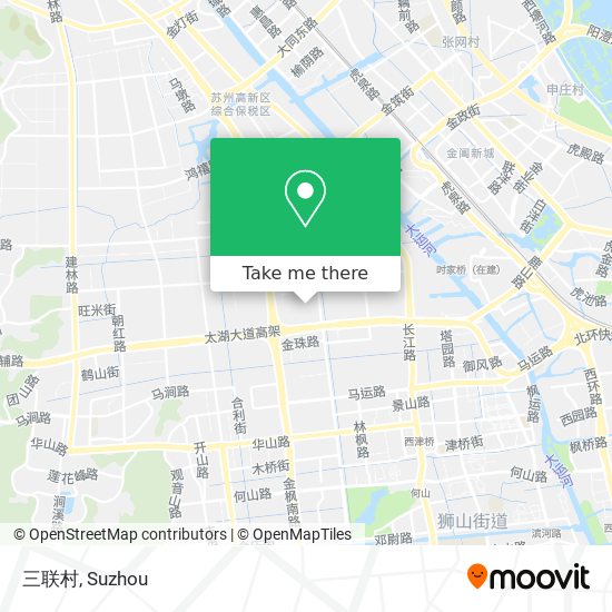 三联村 map