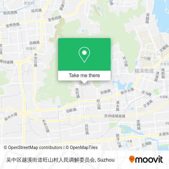 吴中区越溪街道旺山村人民调解委员会 map
