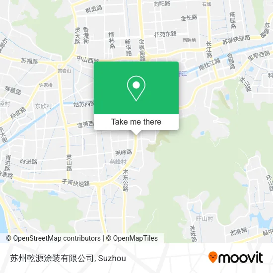 苏州乾源涂装有限公司 map