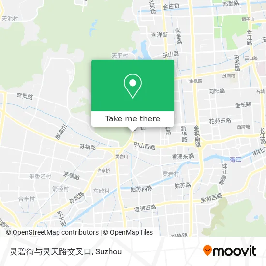 灵碧街与灵天路交叉口 map
