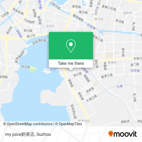 my juice奶茶店 map