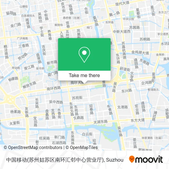 中国移动(苏州姑苏区南环汇邻中心营业厅) map