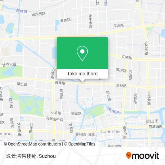 逸景湾售楼处 map