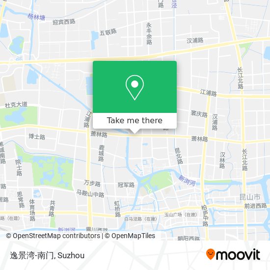 逸景湾-南门 map