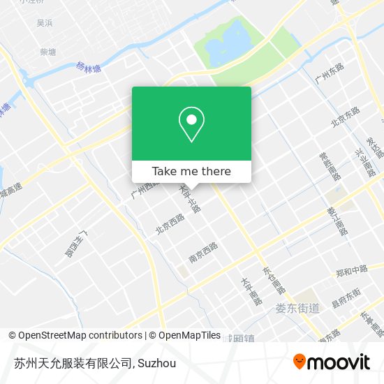 苏州天允服装有限公司 map