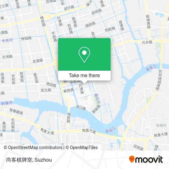 尚客棋牌室 map