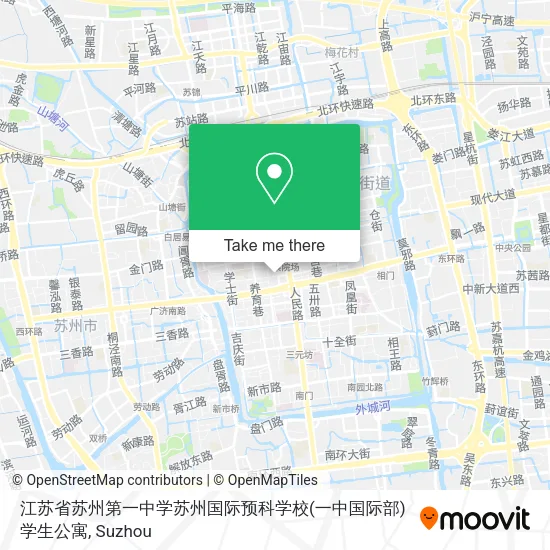江苏省苏州第一中学苏州国际预科学校(一中国际部)学生公寓 map