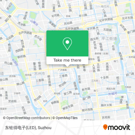 东铨得电子(LED) map