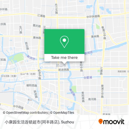 小康园生活连锁超市(同丰路店) map