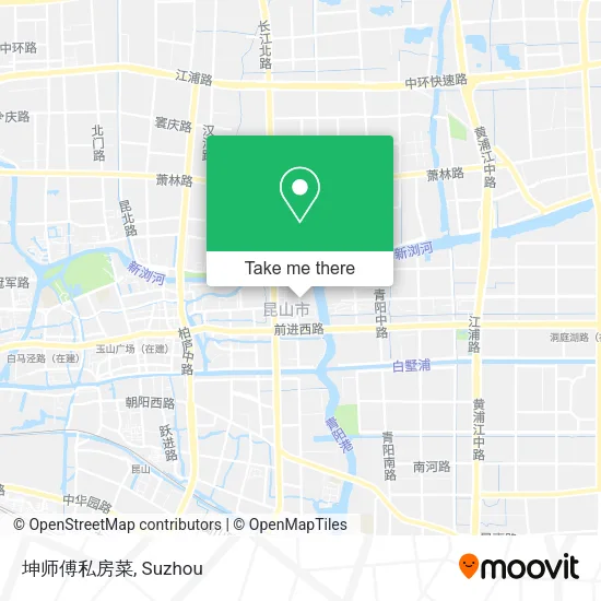 坤师傅私房菜 map