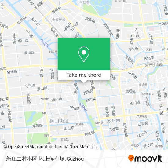 新庄二村小区-地上停车场 map