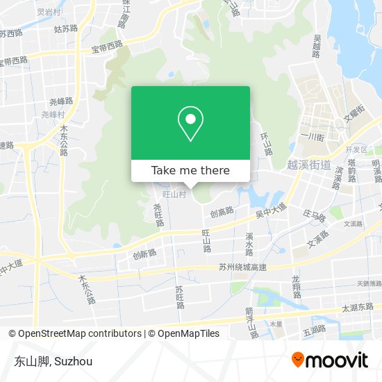 东山脚 map