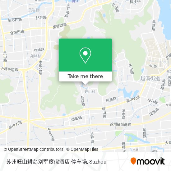 苏州旺山耕岛别墅度假酒店-停车场 map