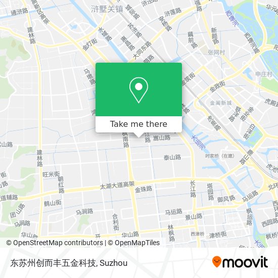 东苏州创而丰五金科技 map