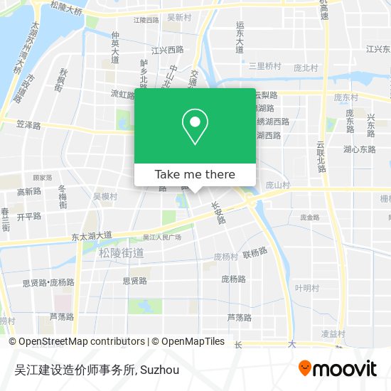 吴江建设造价师事务所 map