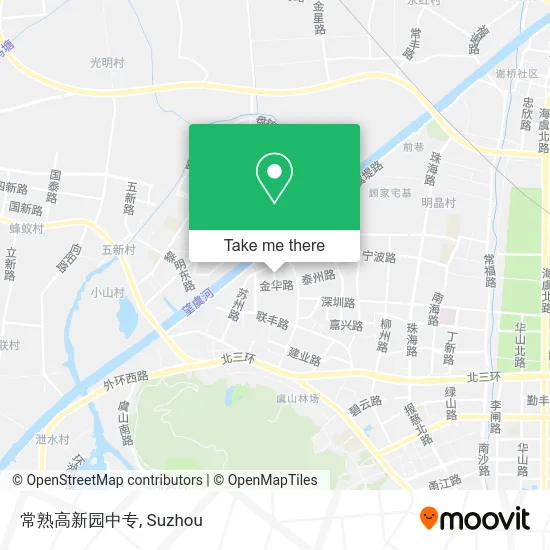 常熟高新园中专 map