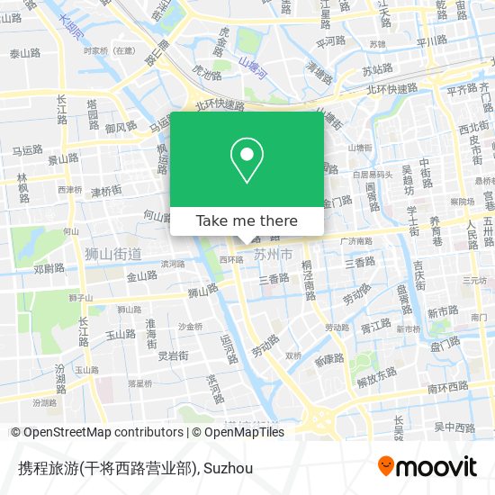 携程旅游(干将西路营业部) map