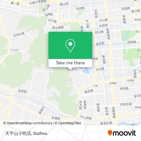 天平山小吃店 map