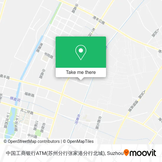 中国工商银行ATM(苏州分行张家港分行北城) map