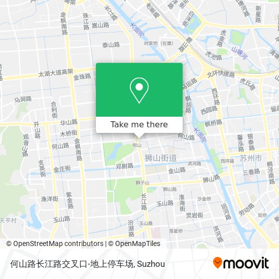 何山路长江路交叉口-地上停车场 map