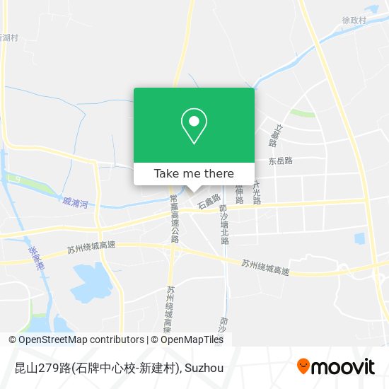 昆山279路(石牌中心校-新建村) map